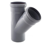 Тройник канализационный 110 * 110 * 45 гр. Политэк