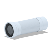 Удлинитель гибкий для унитаза выпуск 110 мм 365-1085 мм АНИ Пласт K731R 