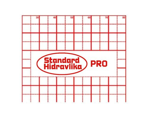 Фольга для теплого пола с разметкой Standard Hidravlika PRO (рулон 50 м2) 