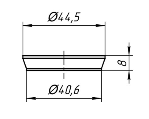 Прокладка коническая 40 мм АНИ пласт M040