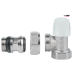 Кран (вентиль) радиаторный Icma 1/2" с антипротечкой угловой  (обратн.)