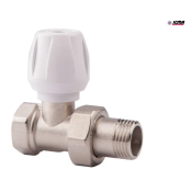 Кран (вентиль) радиаторный Icma 3/4" прямой (подающий)