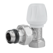 Кран (вентиль) радиаторный Icma 1/2" с антипротечкой угловой  (подающий)