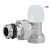 Кран (вентиль) радиаторный Icma 1/2" с антипротечкой угловой  (обратн.)
