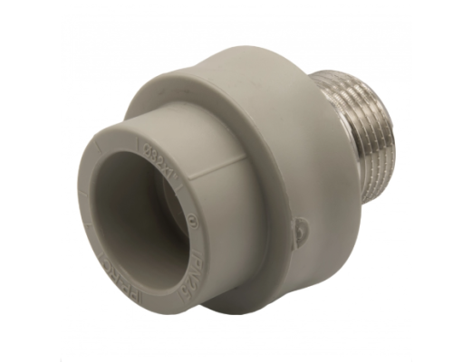 Муфта комбинированная 32х1/2" н.р. Formul (Турция) серый Муфта комбинированная 32х1/2" н.р. Formul (Турция) серый