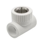 Тройник комб. вн 20Х1/2''Х20 белый EVER PLAST
