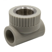 Тройник комб. вн 20Х3/4''Х20 серый EVER PLAST
