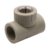 Тройник комб. вн 25Х1/2''Х25 серый EVER PLAST