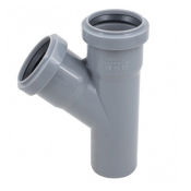 Тройник канализационный 50 * 50 * 67,5 гр. Политэк