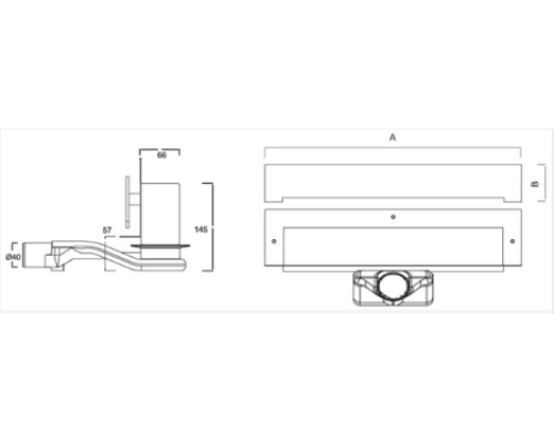 Трап пристенный серия MTL-CONCEPT-60 Metline Трап пристенный серия MTL-CONCEPT-60 Metline