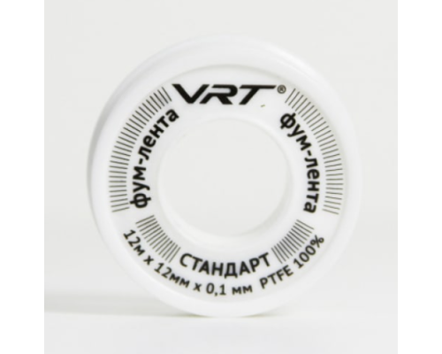 Лента Фум VRT® для воды (12мм*0,1мм*12м) Лента Фум VRT® для воды (12мм*0,1мм*12м)