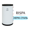 Бойлер "RISPA" RBW 100 R настенный подключение справа (нержавеющая сталь) теплообменник 15кВт Объем 100л