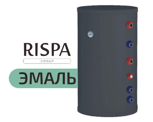 Бойлер "RISPA" SERBW 150R настенный подключение cправа (эмалированное покрытие) с 1-м теплообменником 30кВт Объем 150л