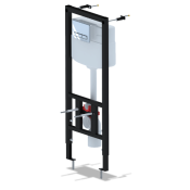 Система инсталляции для унитаза  WCP1410 1350х522х225 мм с прямоугольной клавишей хром АНИ пласт