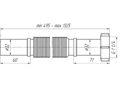 Гибкая гофрированная труба АНИ пласт K213