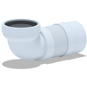 Удлинитель гибкий для унитаза  K712R угол 90 градусов выпуск 110 мм 250-520 мм АНИ пласт