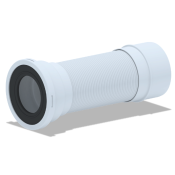 Удлинитель гибкий для унитаза K921 с металлической спиралью выпуск 110 мм 260 - 560 мм АНИ пласт