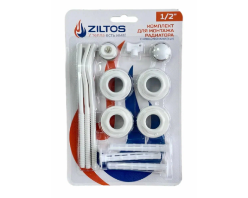 Комплект подключения секционного радиатора ZILTOS 1/2" х 13 предметов