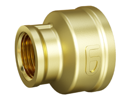 Муфта переходная DN20х15 (3/4"ВР х 1/2"ВР) латунь LD Pride