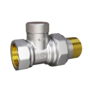 Кран радиаторный регулировочный прямой 1/2" (обратка) 59.15.В-ГШ.Н LD Pride