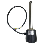 ТЭН RTPr3 (нерж) с терморегулятором 3кВт RISPA PROFI 220/380В для бойлера косвенного нагрева 1 1/2"/Lмонтаж=335мм/для всех БКН  "RISPA"