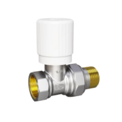 Кран радиаторный регулировочный прямой 1/2" (подача) 59.15.В-ГШ.Р LD Pride