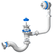 Сифон для ванны  Варяг C6150 1 1/2 дюйма 40 мм АНИ пласт