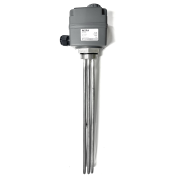 ТЭН RT-2 (нерж) с терморегулятором 2 кВт/220В для бойлера косвенного нагрева 1 1/2'' (6/4'')/Lмонт=280мм/для всех БКН "RISPA"