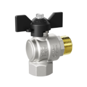 Кран шаровой угловой 1/2" вн/нар бабочка LD 15.B-Н.У.Б LD Pridе