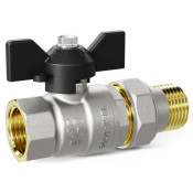 Кран шаровой с американкой 3/4" вн/нар бабочка LD 20.B-ГШ.Б LD Pridе